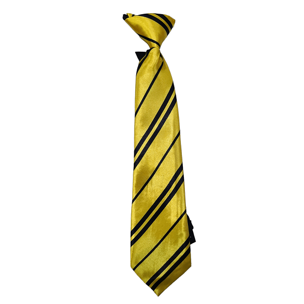 Corbata Amarillo Con Negro Hufflepuff Talla Única Adulto